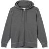 imageAmazon Essentials womens Fleece FullZip Hoodie Available in Plus SizeDark Grey Heather