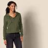 imageAmazon Essentials womens Fleece FullZip Hoodie Available in Plus SizeDark Olive