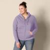 imageAmazon Essentials womens Fleece FullZip Hoodie Available in Plus SizeGrape