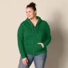 imageAmazon Essentials womens Fleece FullZip Hoodie Available in Plus SizeGreen