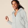imageAmazon Essentials womens Fleece FullZip Hoodie Available in Plus SizeLight Grey Heather