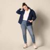 imageAmazon Essentials womens Fleece FullZip Hoodie Available in Plus SizeNavy Heather