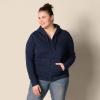 imageAmazon Essentials womens Fleece FullZip Hoodie Available in Plus SizeNavy Heather