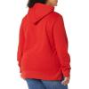 imageAmazon Essentials womens Fleece Hooded Tunic SweatshirtRed