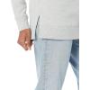 imageAmazon Essentials womens OpenNeck LooseFit Fleece Tunic SweatshirtLight Grey Heather