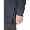 imageAmazon Essentials womens OpenNeck LooseFit Fleece Tunic SweatshirtNavy Heather