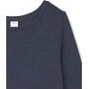 imageAmazon Essentials womens OpenNeck LooseFit Fleece Tunic SweatshirtNavy Heather