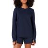 imageAmazon Essentials Womens Active Sweat StandardFit LongSleeve Crewneck SweatshirtNavy