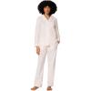 imageAmazon Essentials Womens Cotton Stretch Poplin Pajama Set Long Sleeve ButtonDown Shirt with PantsPale Pink
