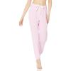 imageAmazon Essentials Womens Drawstring Pajama Jogger Lounge Pants Lightweight Terry Plus SizeLight Pink