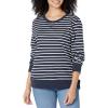 Navy White Stripe