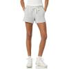 imageAmazon Essentials Womens Fleece Drawstring Sweat Shorts with PocketsLight Grey Heather