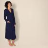 imageAmazon Essentials Womens Lightweight Waffle FullLength Bath Robe with Pockets Available in Plus Size Navy XLarge