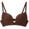 imageAmazon Essentials Womens Microfiber Ultimate Low Plunge BraRich Hazel