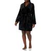 imageAmazon Essentials Womens MidLength Plush Bath Robe Loungewear Available in Plus SizeBlack