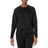 imageAmazon Essentials Womens RelaxedFit Crewneck Pullover LongSleeve SweatshirtBlack