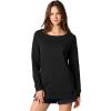 imageAmazon Essentials womens OpenNeck LooseFit Fleece Tunic SweatshirtBlack