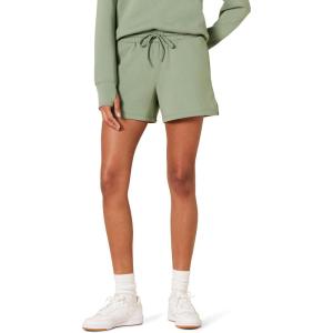 imageAmazon Essentials Womens Active Sweat StandardFit High Waist 4 ShortsSage Green
