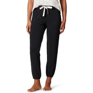 imageAmazon Essentials Womens Drawstring Pajama Jogger Lounge Pants Lightweight Terry Plus SizeBlack
