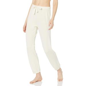 imageAmazon Essentials Womens Drawstring Pajama Jogger Lounge Pants Lightweight Terry Plus SizeOffwhite