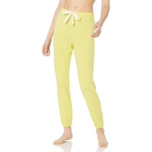 imageAmazon Essentials Womens Drawstring Pajama Jogger Lounge Pants Lightweight Terry Plus SizeYellow