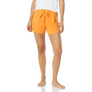imageAmazon Essentials Womens Lightweight Breathable Lounge Terry Pajama Shorts with Elastic Waist DrawstringYellow