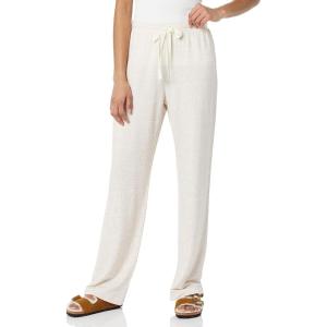 imageAmazon Essentials Womens Lightweight Lounge Terry Pajama Pant with DrawstringIvory Zebra Stripe