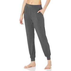 imageAmazon Essentials Womens Pajama Pants Lightweight Knit Jersey JoggerCharcoal Heather