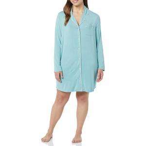 imageAmazon Essentials Womens Piped Nightshirt Available in Plus SizeDusty Blue