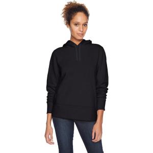imageAmazon Essentials Womens RegularFit Brushed Back Fleece Pullover Hoodie Available in Plus SizeBlack