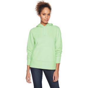 imageAmazon Essentials Womens RegularFit Brushed Back Fleece Pullover Hoodie Available in Plus SizeBright Mint Green