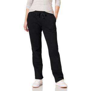 imageAmazon Essentials Womens Straight Leg Fleece Sweatpants with Drawstring Available in Plus SizeBlack