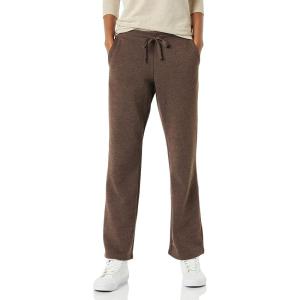 imageAmazon Essentials Womens Straight Leg Fleece Sweatpants with Drawstring Available in Plus SizeChocolate