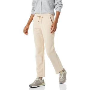 imageAmazon Essentials Womens Straight Leg Fleece Sweatpants with Drawstring Available in Plus SizeLight Beige