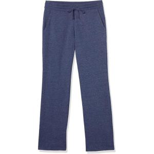 imageAmazon Essentials Womens Straight Leg Fleece Sweatpants with Drawstring Available in Plus SizeNavy Heather