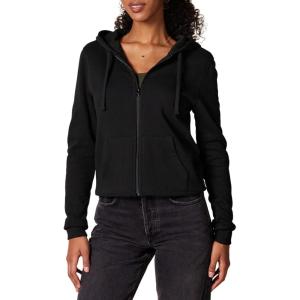 imageAmazon Essentials womens Fleece FullZip Hoodie Available in Plus SizeBlack