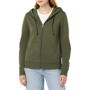 imageAmazon Essentials womens Fleece FullZip Hoodie Available in Plus SizeDark Olive