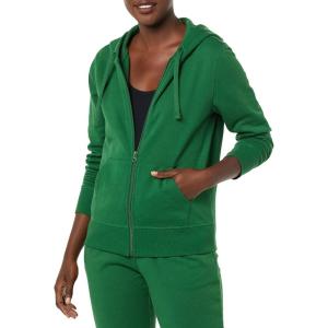 imageAmazon Essentials womens Fleece FullZip Hoodie Available in Plus SizeGreen