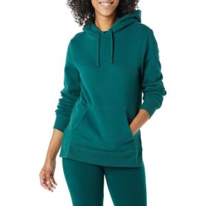 imageAmazon Essentials womens Fleece Hooded Tunic SweatshirtDark Green