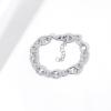 imageAmazon Essentials 14K Gold or Rhodium Plated Mariner Link BraceletSilver