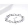 imageAmazon Essentials 14K Gold or Rhodium Plated Mariner Link BraceletSilver