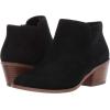 imageAmazon Essentials Womens Ankle Boots with Block HeelBlack Microsuede