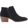 imageAmazon Essentials Womens Ankle Boots with Block HeelBlack Microsuede