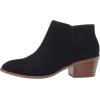 imageAmazon Essentials Womens Ankle Boots with Block HeelBlack Microsuede