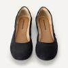 imageAmazon Essentials Womens Belice Comfortable SlipOn Ballet Flats ShoesBlack Micro