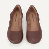 imageAmazon Essentials Womens Belice Comfortable SlipOn Ballet Flats ShoesDeep Brown