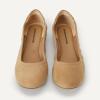 imageAmazon Essentials Womens Belice Comfortable SlipOn Ballet Flats ShoesTan Microsuede
