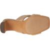 imageAmazon Essentials Womens Crossover Block Heeled Mules Sandal with Padded Straps and Memory Foam InsoleBeige Faux Microsuede