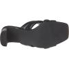 imageAmazon Essentials Womens Crossover Block Heeled Mules Sandal with Padded Straps and Memory Foam InsoleBlack Faux Leather