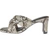 imageAmazon Essentials Womens Crossover Block Heeled Mules Sandal with Padded Straps and Memory Foam InsoleMulti Faux Snake Skin